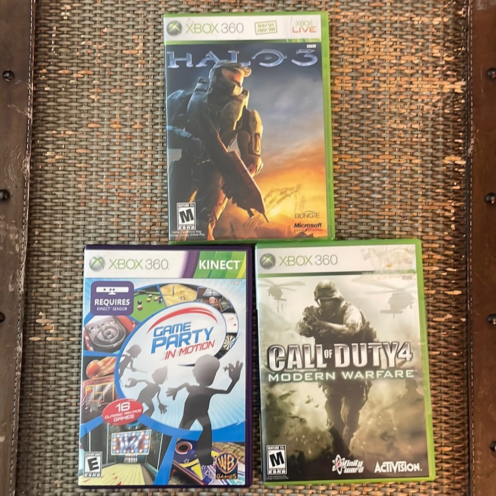 Xbox 360 games. 3 for $15